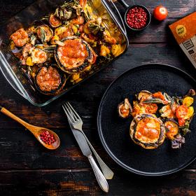 Cheddar Filled Mushroom